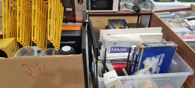 2 BOXES OF DARKROOM EQUIPMENT