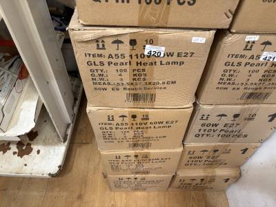 4 X BOXES OF LED BULBS