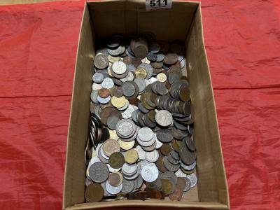 BOX OF COINS