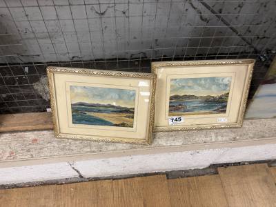 PAIR OF E. BRYCE OILS