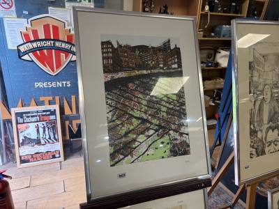 CHRIS WILSON LTD LITHOGRAPH BETWEEN AIR + STONE