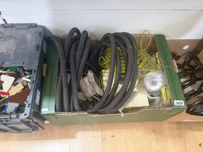 BOX OF ELECTRIC PARTS