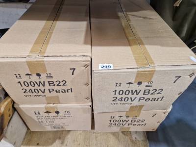 4 X BOXES OF BULBS