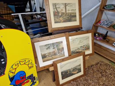 SET OF 4 HUNTING PRINTS
