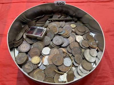 BOX OF COINS