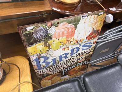 BIRDS TIN SIGN