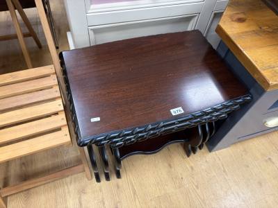 MAHOGANY TABLE NEST