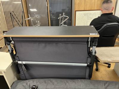 CAMP BED + MATTRESS