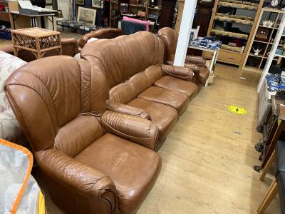 3PC LEATHER SUITE