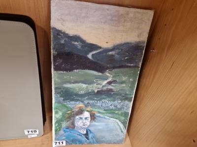 CON CAMPBELL OIL ON BOARD