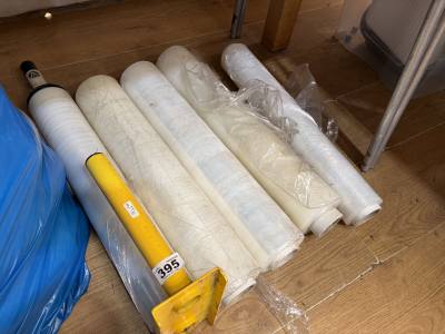 4 X ROLLS OF PLASTIC SHEETS