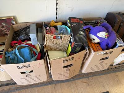 3 X BOXES OF GAMES
