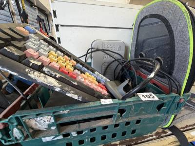 BOX OF COMPUTER PARTS