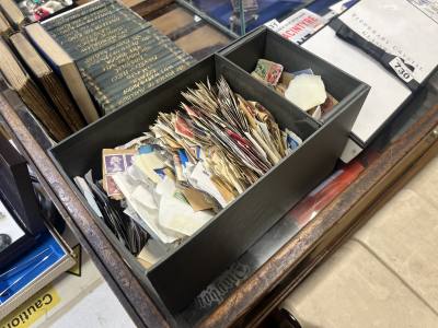 BOX OF STAMPS