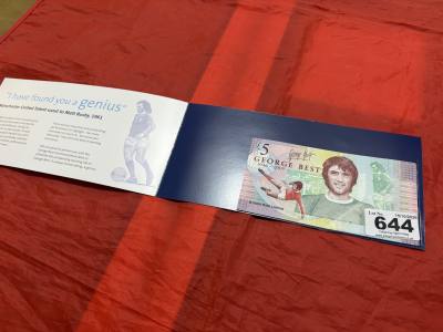 GEORGE BEST £5 NOTE