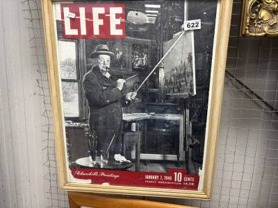 FRAMED 1945 LIFE MAG