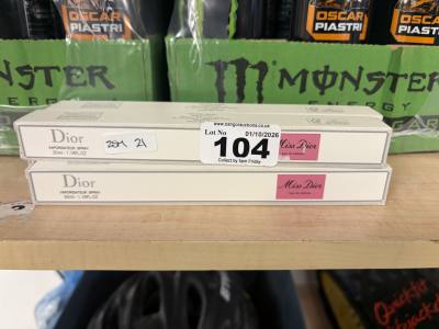4 X 35 ML DIOR PERFUME SPRAYS