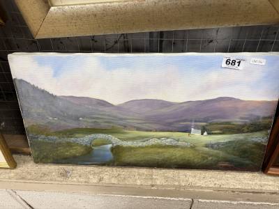 J. MOFFATT OIL ON CANVAS