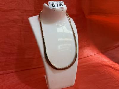 9 CT GOLD 2 TONE CHAIN (26.1 GRAMS)