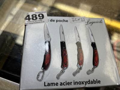 BOX OF PEN KNIVES