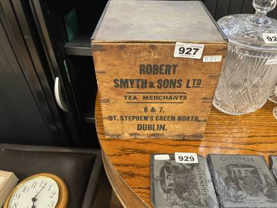 ANTIQUE DUBLIN TEA CHEST