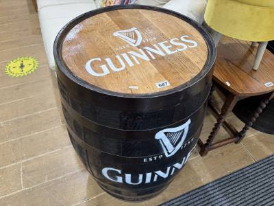 GUINNESS WHISKEY BARREL