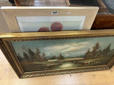 VAN GOUGH PRINT + OIL