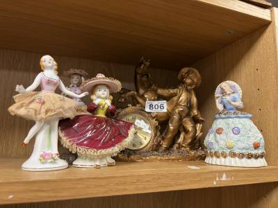 LOT OF FIGURES + CLOCK