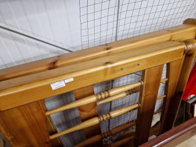 PINE DOUBLE BED FRAME