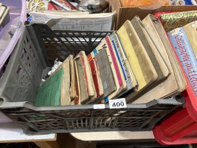 BOX OF USER MANUALS