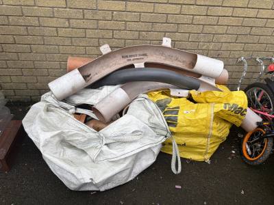 LOT OF DRAINAGE PIPES