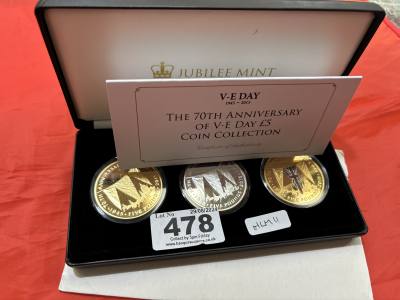 VE DAY 70TH ANNIVERSARY COIN SET