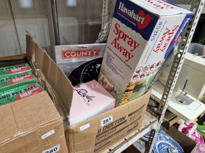 BOX OF NEW ITEMS
