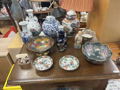 TABLE LOT OF CHINA