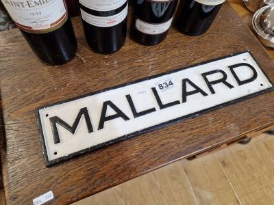 MALLARD SIGN