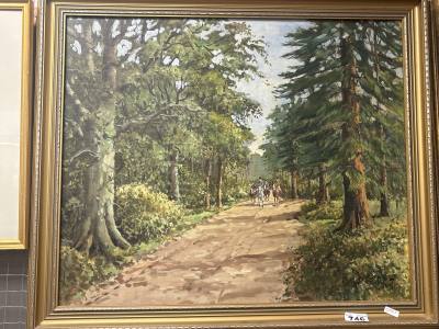 G. BENNETT OIL ON BOARD