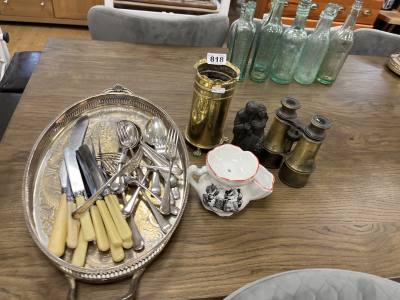 BOX OF PLATEWARE + COLLECTABLES 