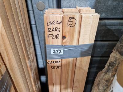 LARCH BARS (FOR GARDEN SEATS)