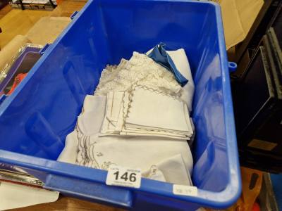 BOX OF LINENS
