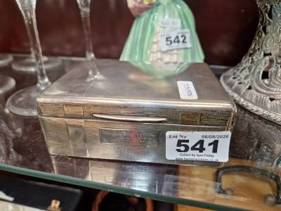SILVER CIGARETTE BOX