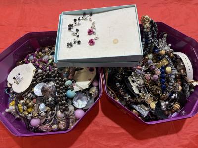 2 X BOXES OF DRESS JEWELLERY
