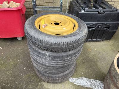 JAGUAR SPARE TYRE + 3 X TYRES