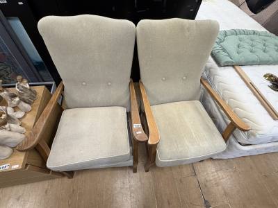 PAIR OF ARMCHAIRS