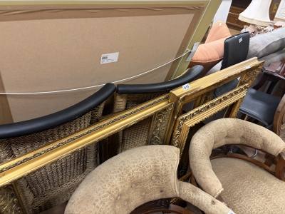 SWEPT GILT FRAMES + OTHERS