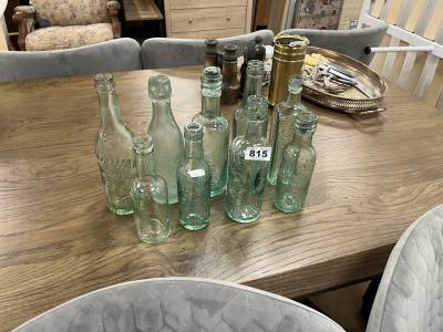LOT OF GLASS BELFAST BOTTLES