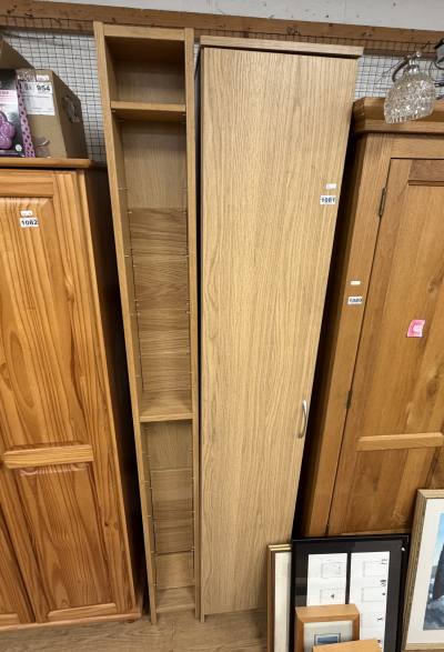 SLIMLINE WARDROBE + CD TOWER