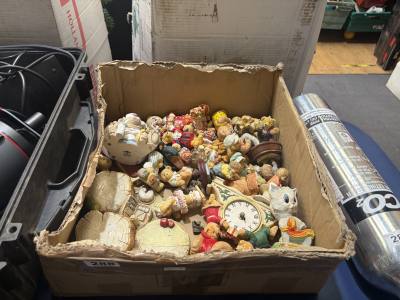BOX OF COLLECTORS ORNAMENTS