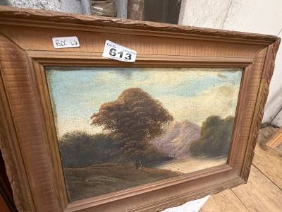FRAMED VICTORIAN OIL