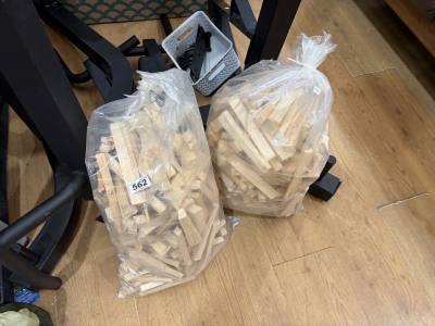2 X BAGS OF STICKS
