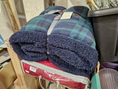NEW THROWS X 2